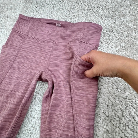 Athleta G!rl Pink Leggings Running Loungewear Comfy Sports Dance Girls XL 14 - Picture 12 of 13